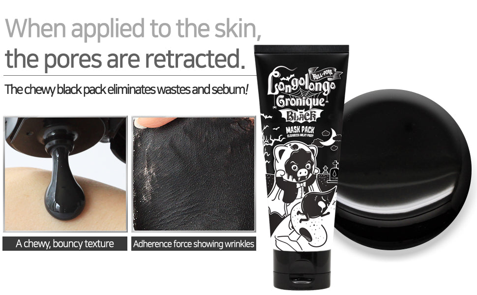 Elizavecca_Milky Piggy Hell Pore LongoLongo Gronique Black Mask Pack 100ml_3