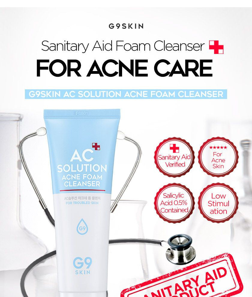 G9SKIN_AC Solution Acne Foam Cleanser 120ml_1