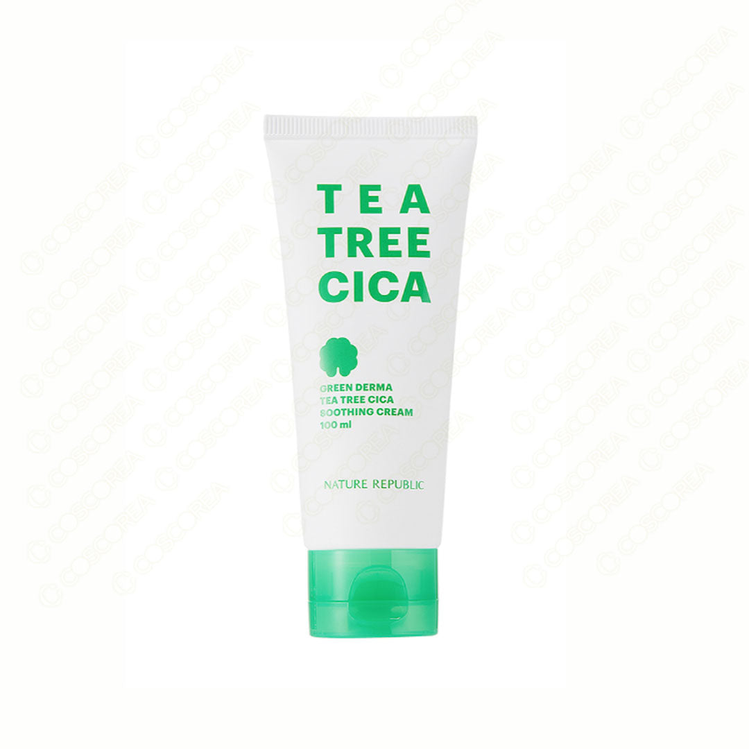 Nature Republic_Green Derma Tea Tree Cica Soothing Cream 100ml