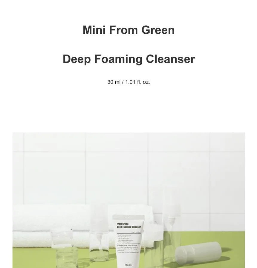 Purito_From Green Deep Foaming Cleanser 30ml_1