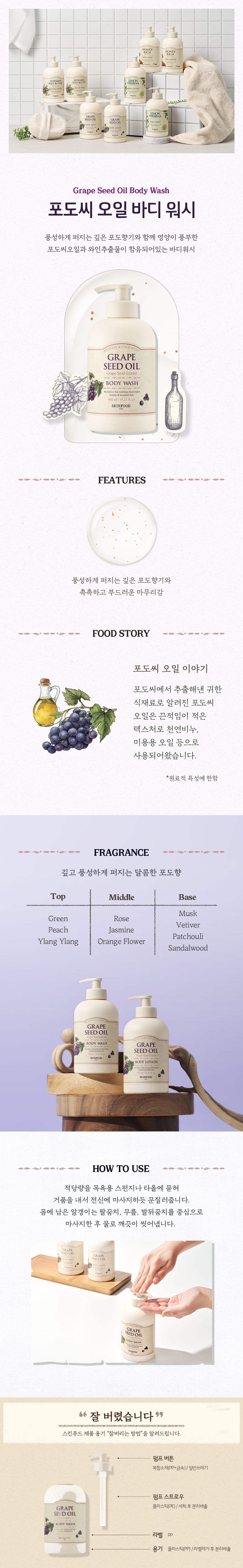 SKINFOOD_Grape Seed Oil Body Wash 450ml_1