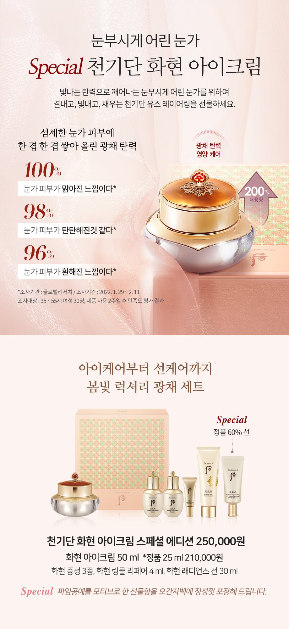 The History Of Whoo_Cheongidan Hwahyun Eye Cream Special Set_1