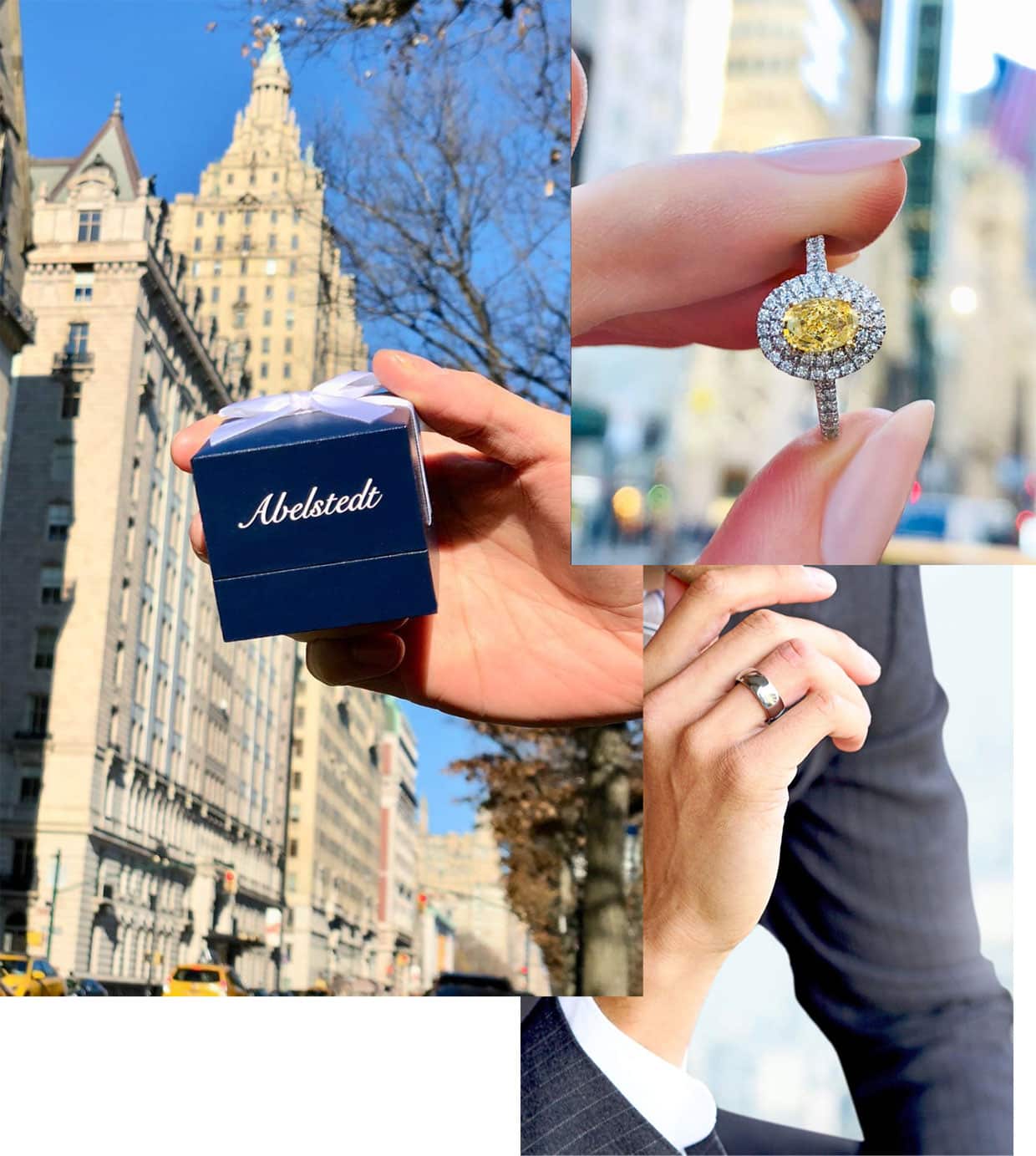 Abelstedt ring box in New York street