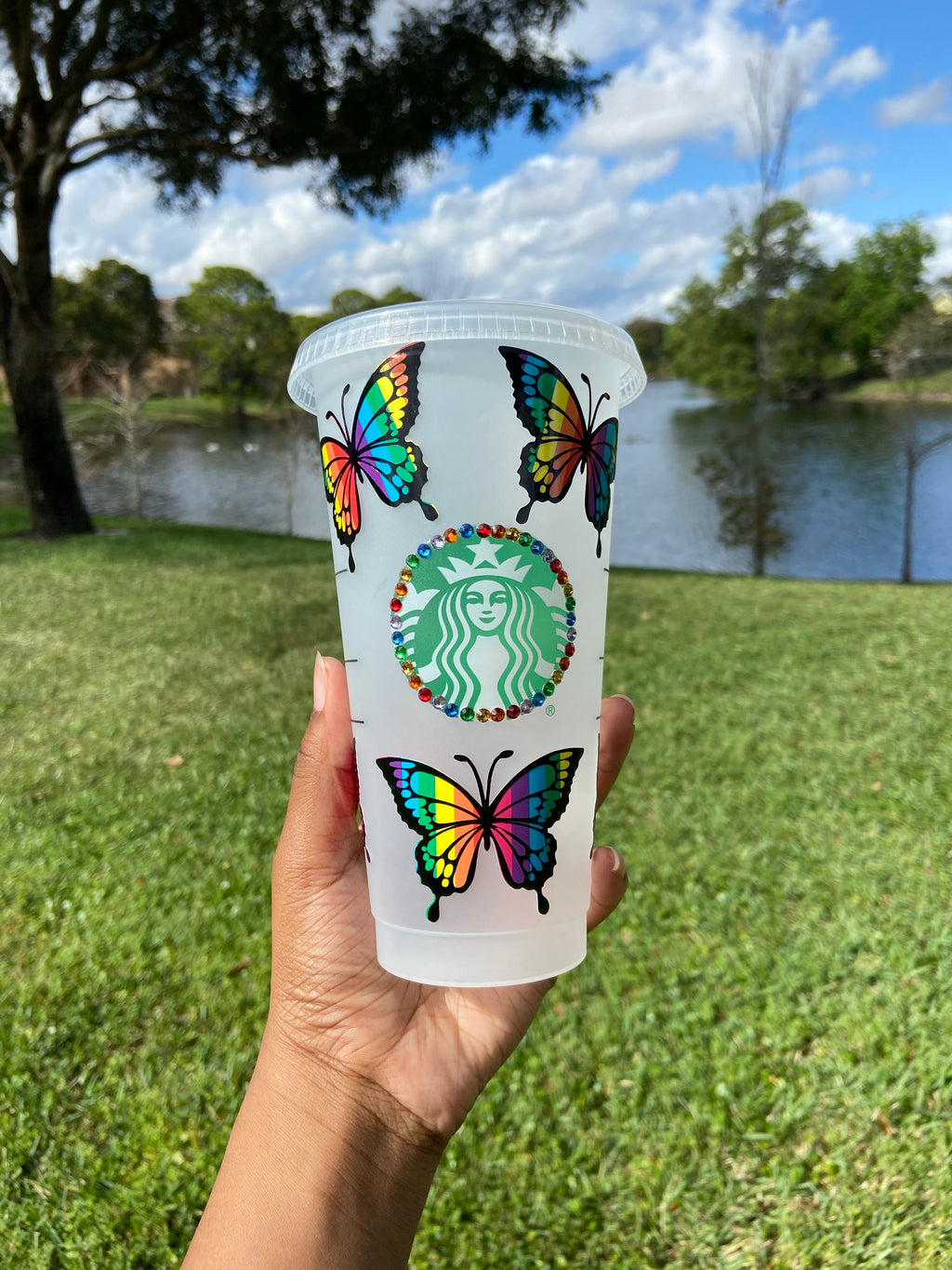 Butterfly Customized Starbucks Cup -  Canada