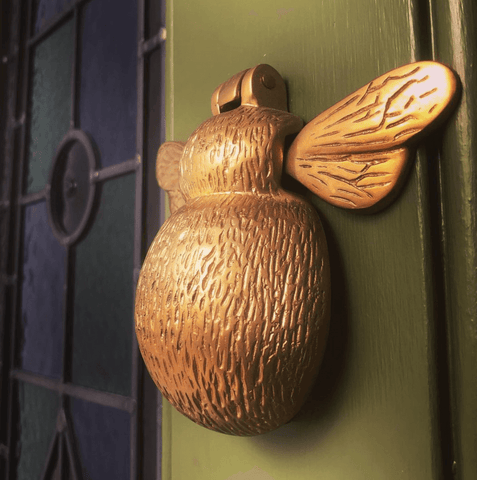 Amanda Lambs Brass Bee Door Knocker - Coates & Warner