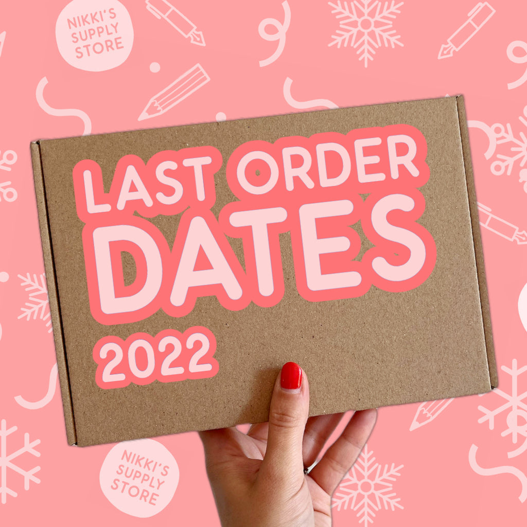 Last Order Dates Christmas 2022 Nikki's Supply Store