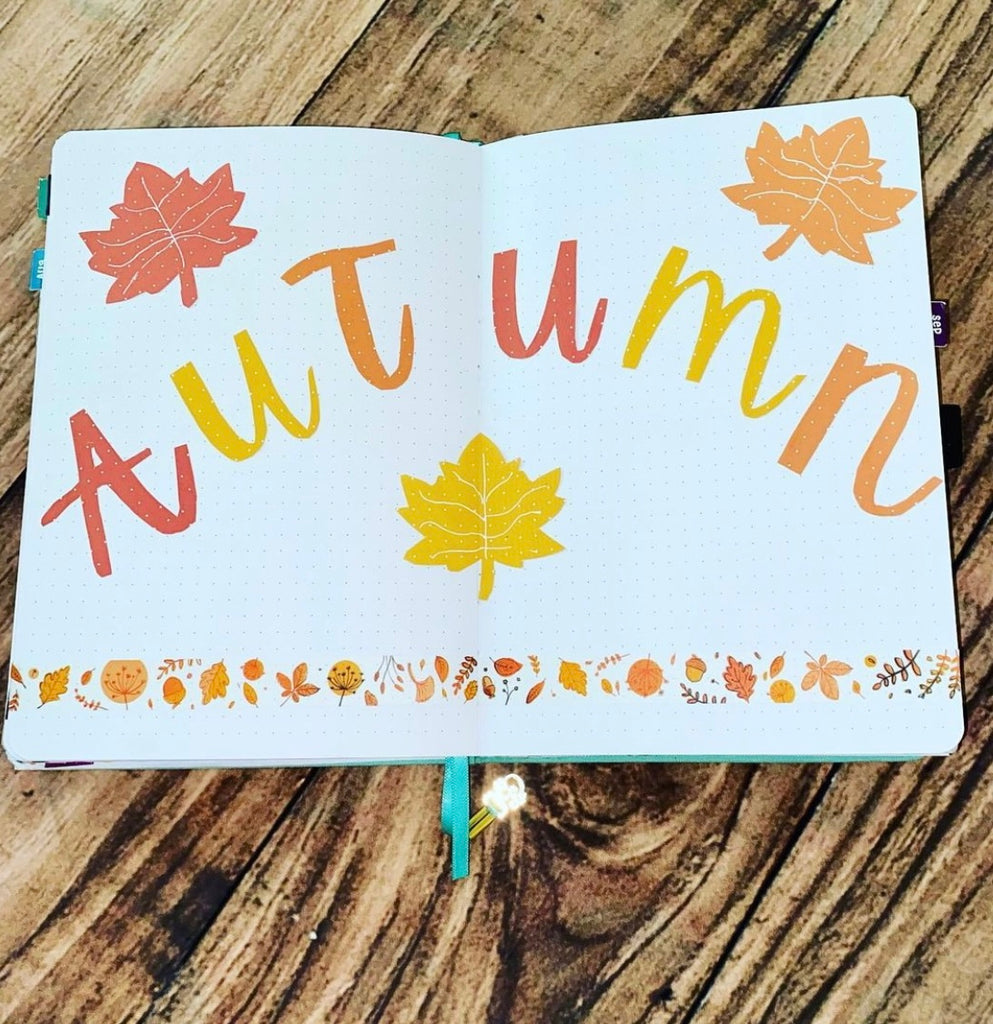 autumn bullet journal theme