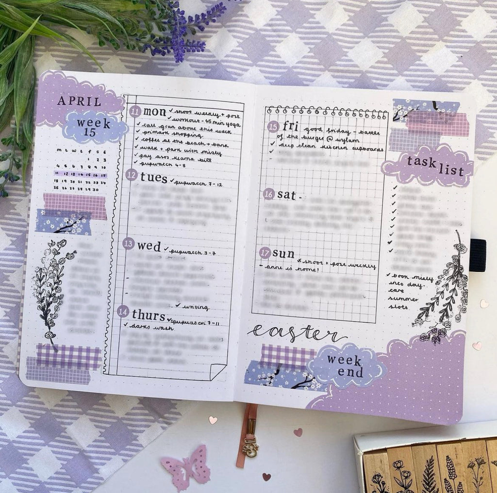 7 Tips for using washi tape in your bullet journal or planner