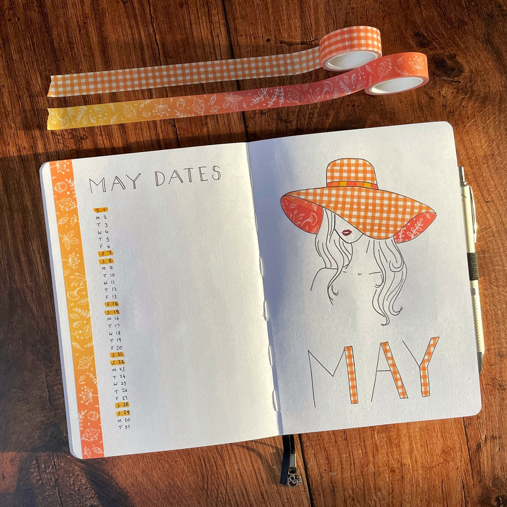 7 Ways to Use Washi Tapes on Your Bullet Planner - String and Space