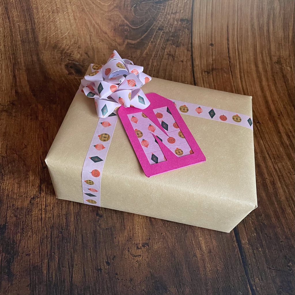 washi tape gift wrapping