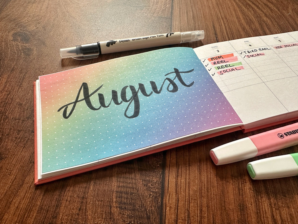 August cover page - Archive Planner