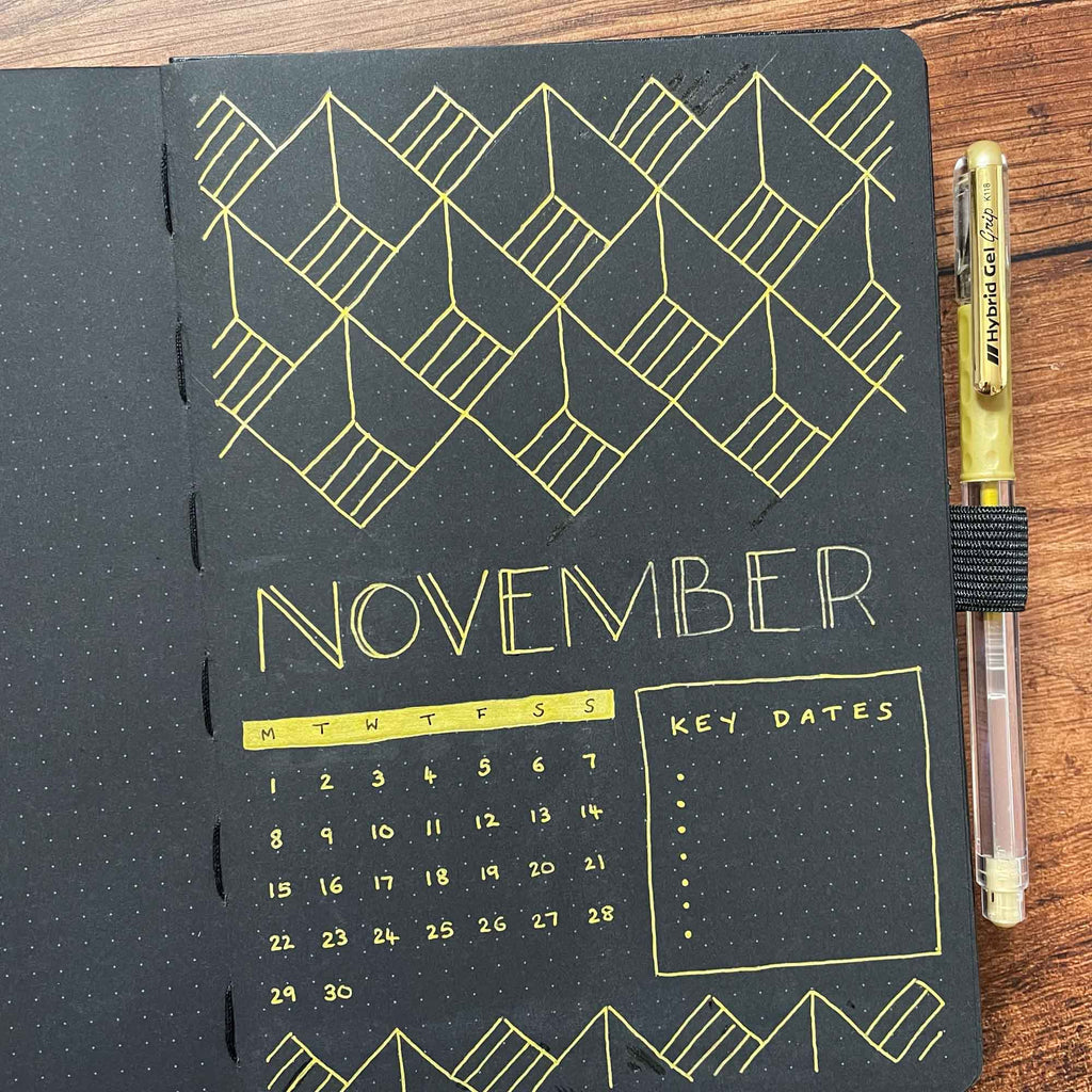 Blackout Bullet Journaling