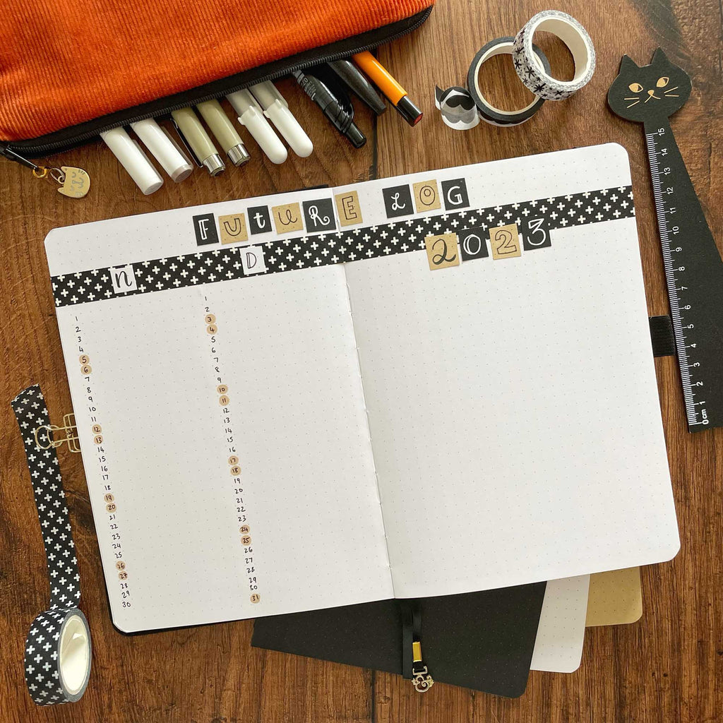 Nikki's Supply Store - Starting a Bullet Journal Mid Way through the Year