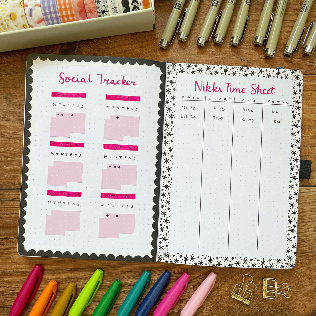 Five Ways to Use a Dot Grid Journal