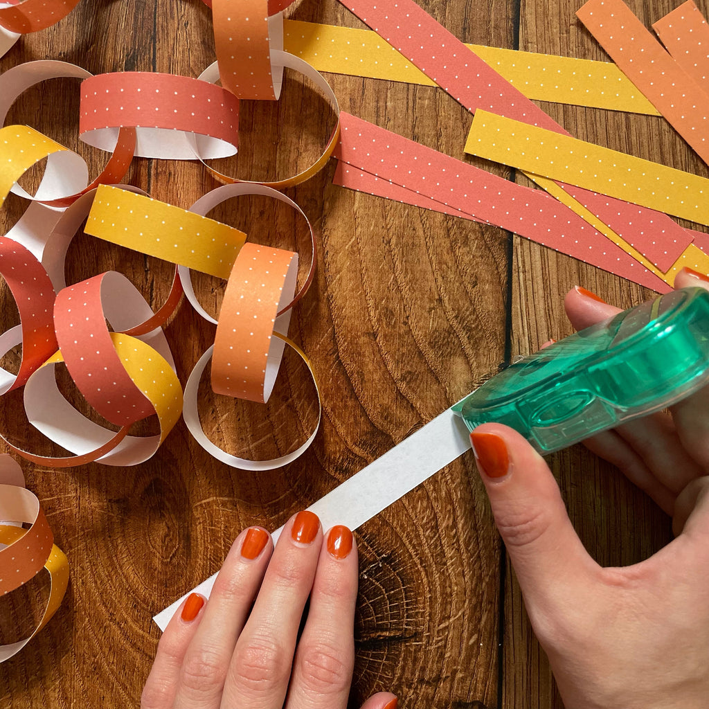 Halloween paper chains