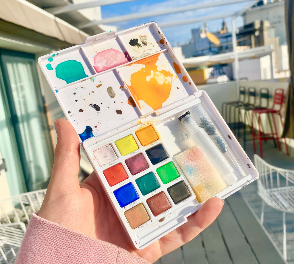 Sakura Koi Watercolour Sketchbox - Travelling in Spain