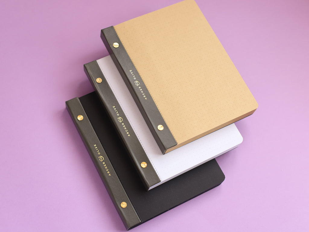 Sun Frame Dot Grid Notebook by Archer and Olive