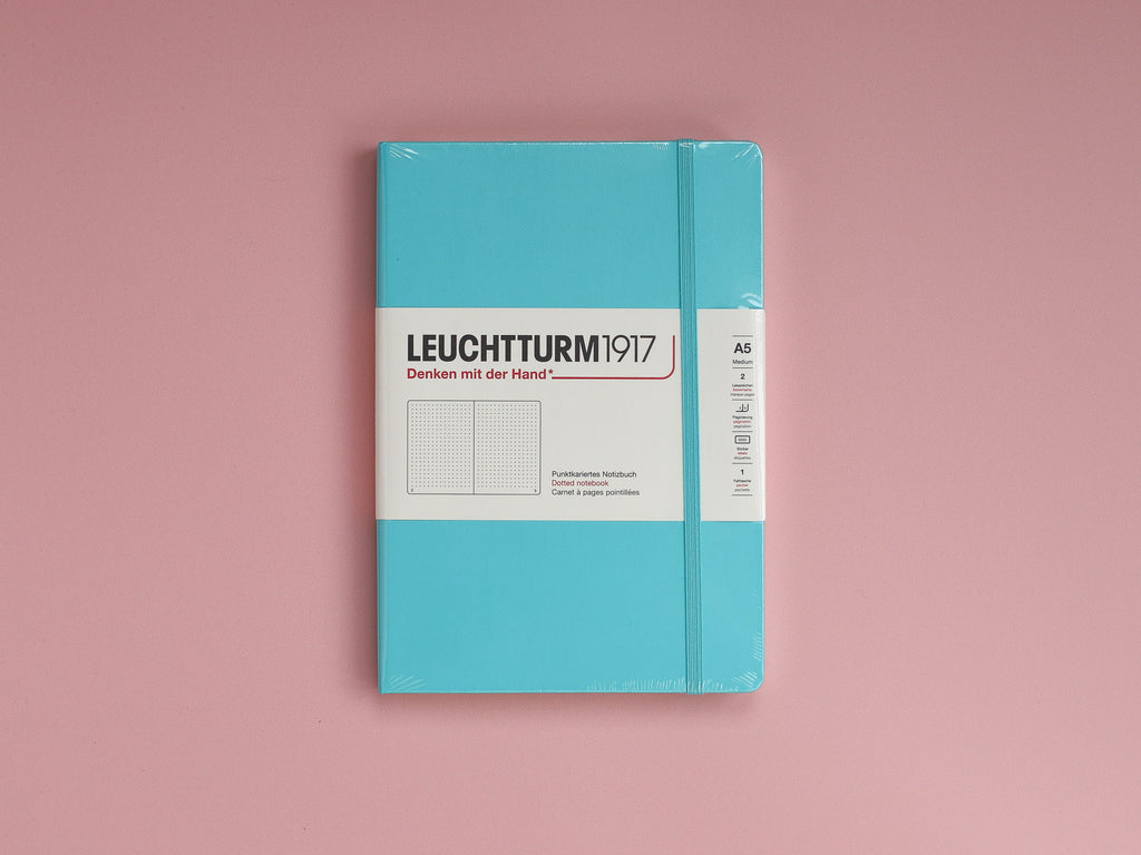 Leuchtturm Notebook Aquamarine A5 | Ruled or Dot Grid