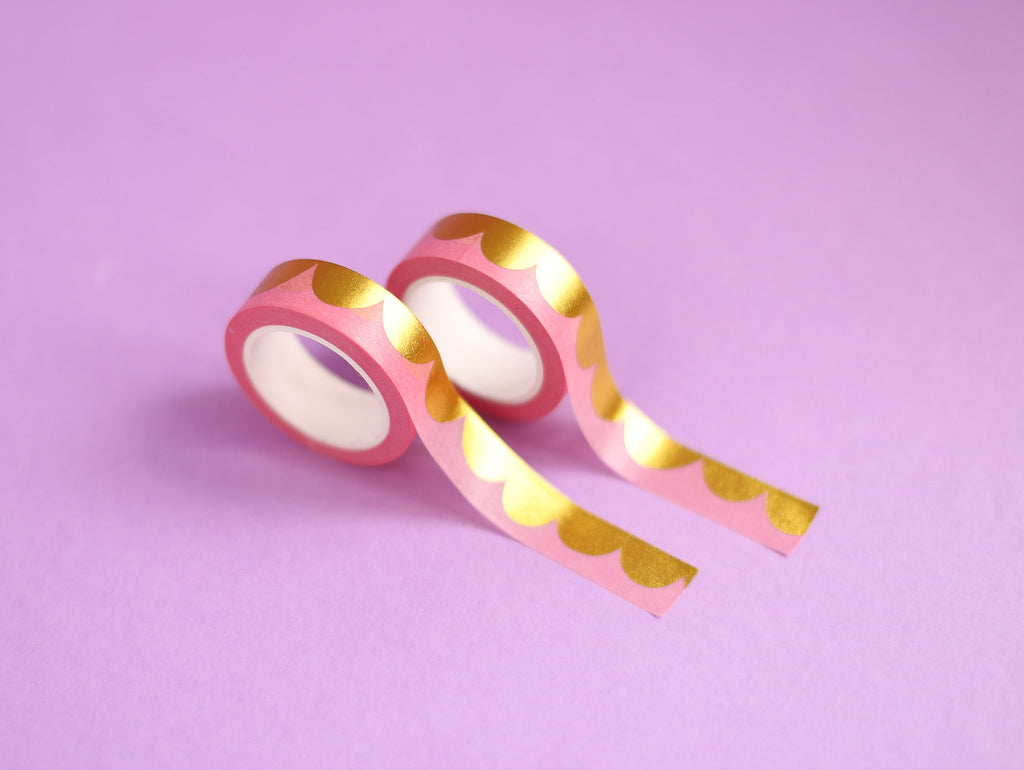 Scotch Expressions Pink Gold Washi Tape