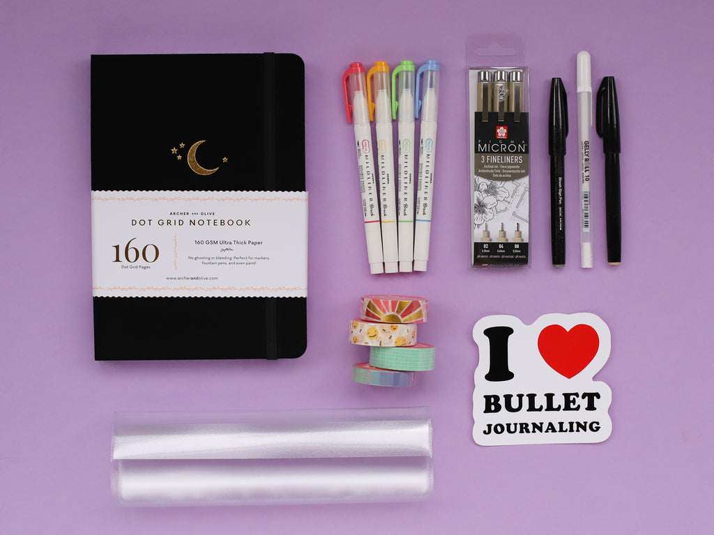Wees Omgekeerd heuvel Luxury Bullet Journal Starter Kit - Archer & Olive | Nikki's Supply Store