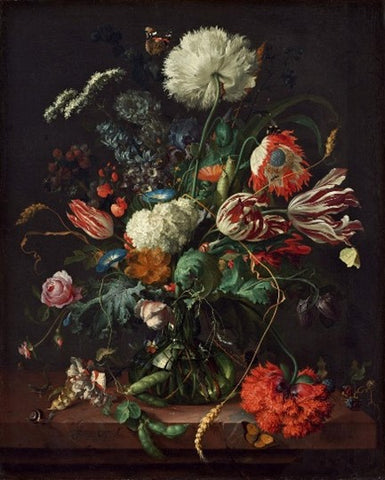 Bouquet of Flowers in an Urn by Jan Van Hysum c 1660