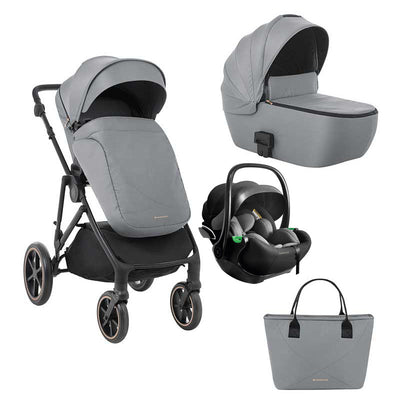 Kikka Boo Thea 3u1 kolica za bebe i-Size Premium - Grey (Siva)