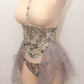 'Selkie' Lace & Pearl Harness Waspie Corset