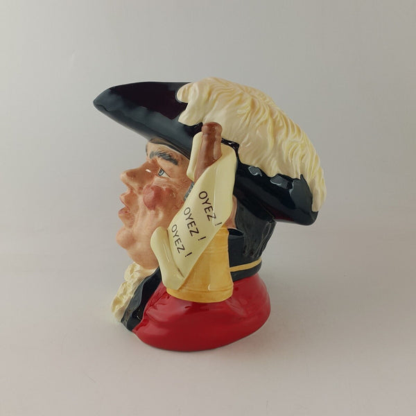 Royal Doulton Character Jug D6895 - Town Crier Scroll Handle - 7641 RD ...