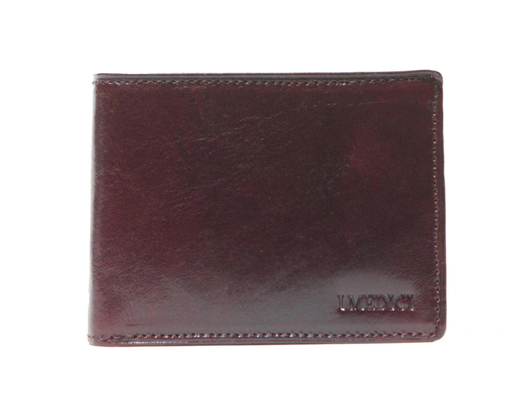 Billfold Wallet with ID Window Dark brown