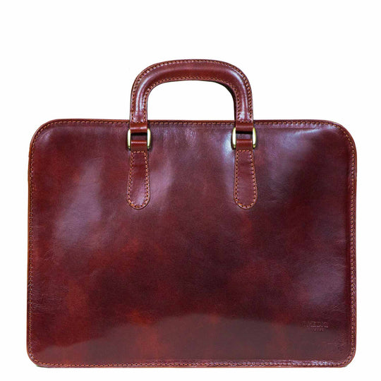 I Medici Palermo Gusset Slim Briefcase