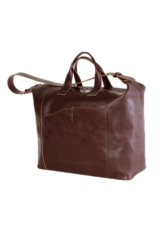 Marco Polo CARAVAGGIO Leather Travel Garment Bag