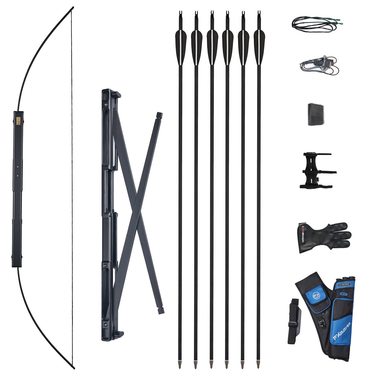 60 CFSB Compact Folding Survival Archery Bow Takedown Portable Outdoo –