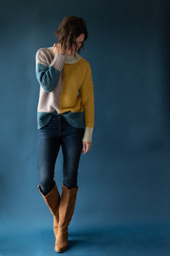 Madison Color Block Sweater