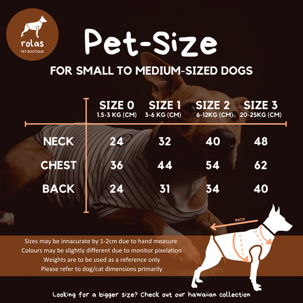 Dog Sizing Charts