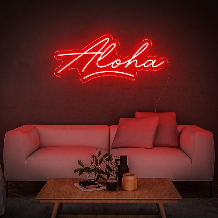 aloha neon light