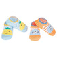 Baby Moo Socks Fruits And Kitty Blue And Orange 2 Pk Socks
