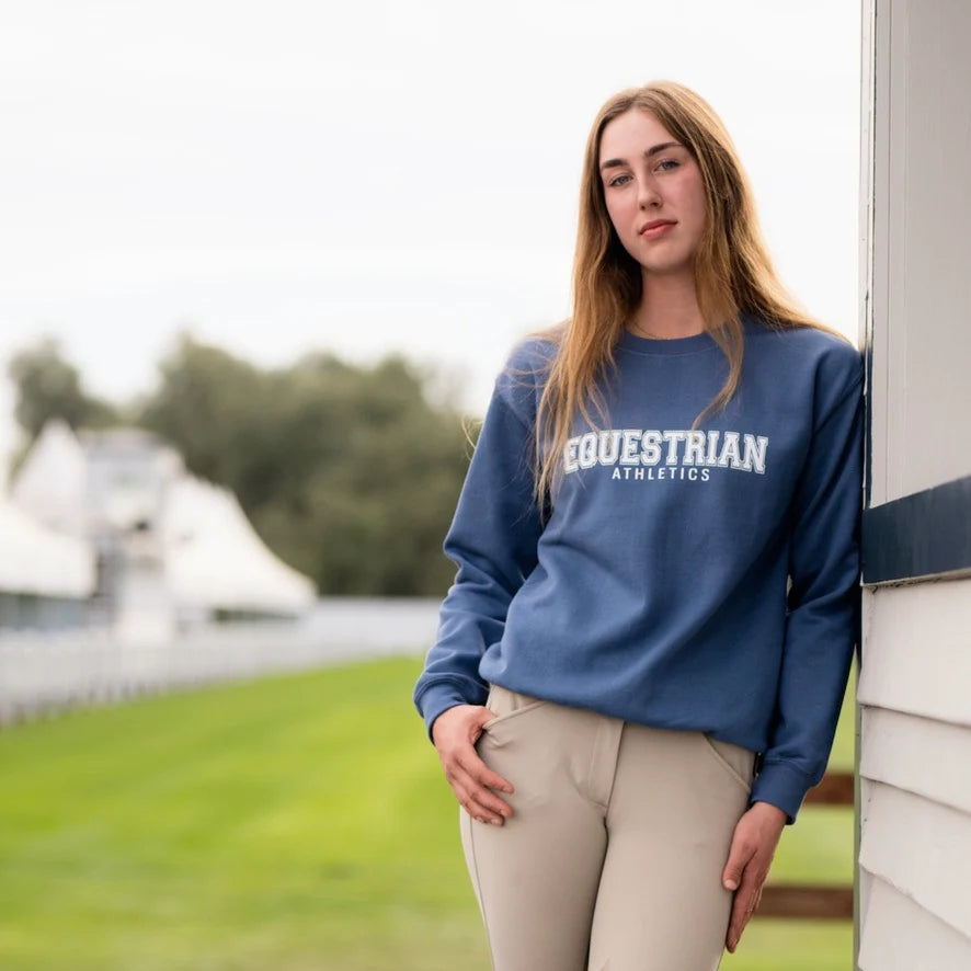 TKEQ the shop EQUESTRIAN ATHLETICS Sweatshirt | Marine