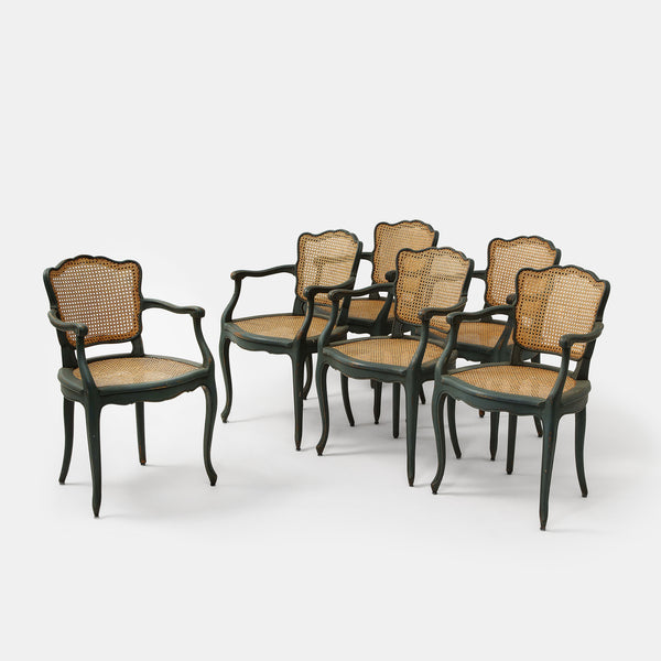 Charlotte Perriand Les Arcs Set of 10 Dining Chairs with Sheepskin Cus –  ferrerboyer