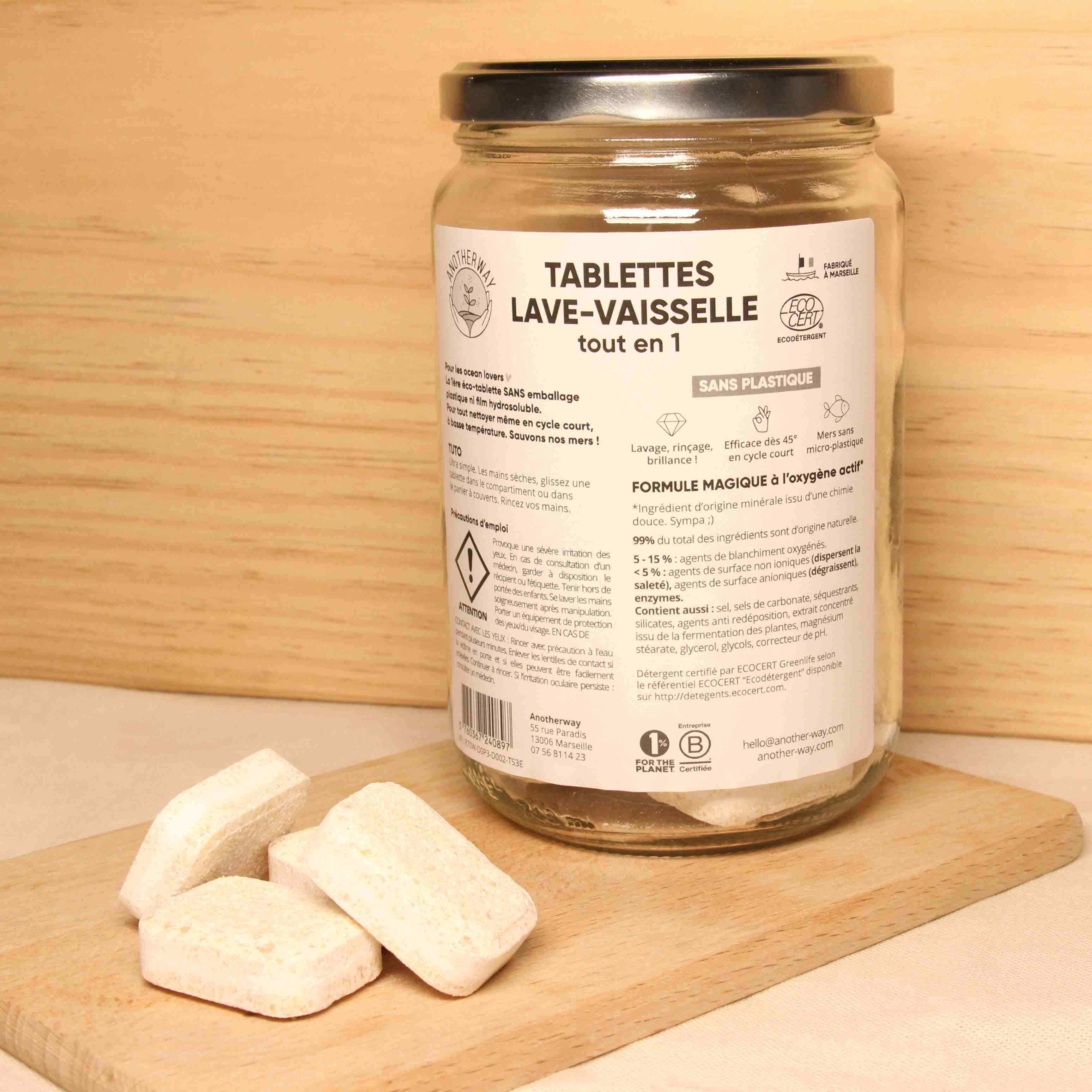  Tablettes lave vaisselle 3 en 1 - 30 pièces