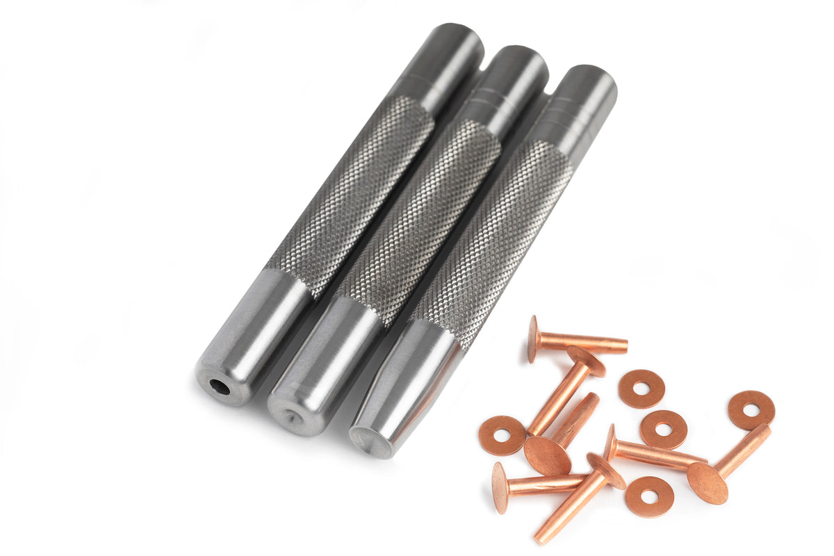 Copper Rivets & Burrs (Bulk or Handy Pack) -  Hwebber