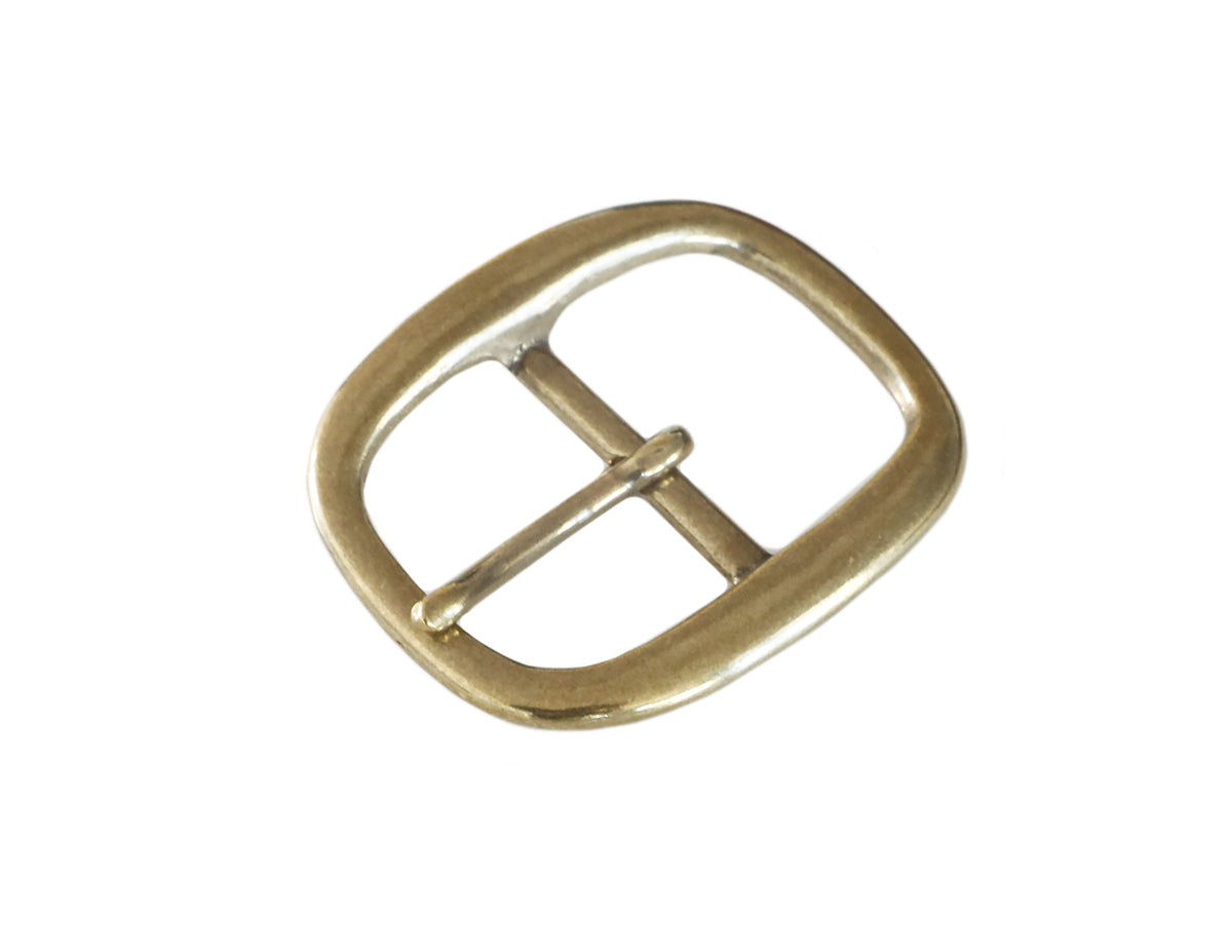 Belt Buckle - Italian Executive Single Prong (Solid Brass)