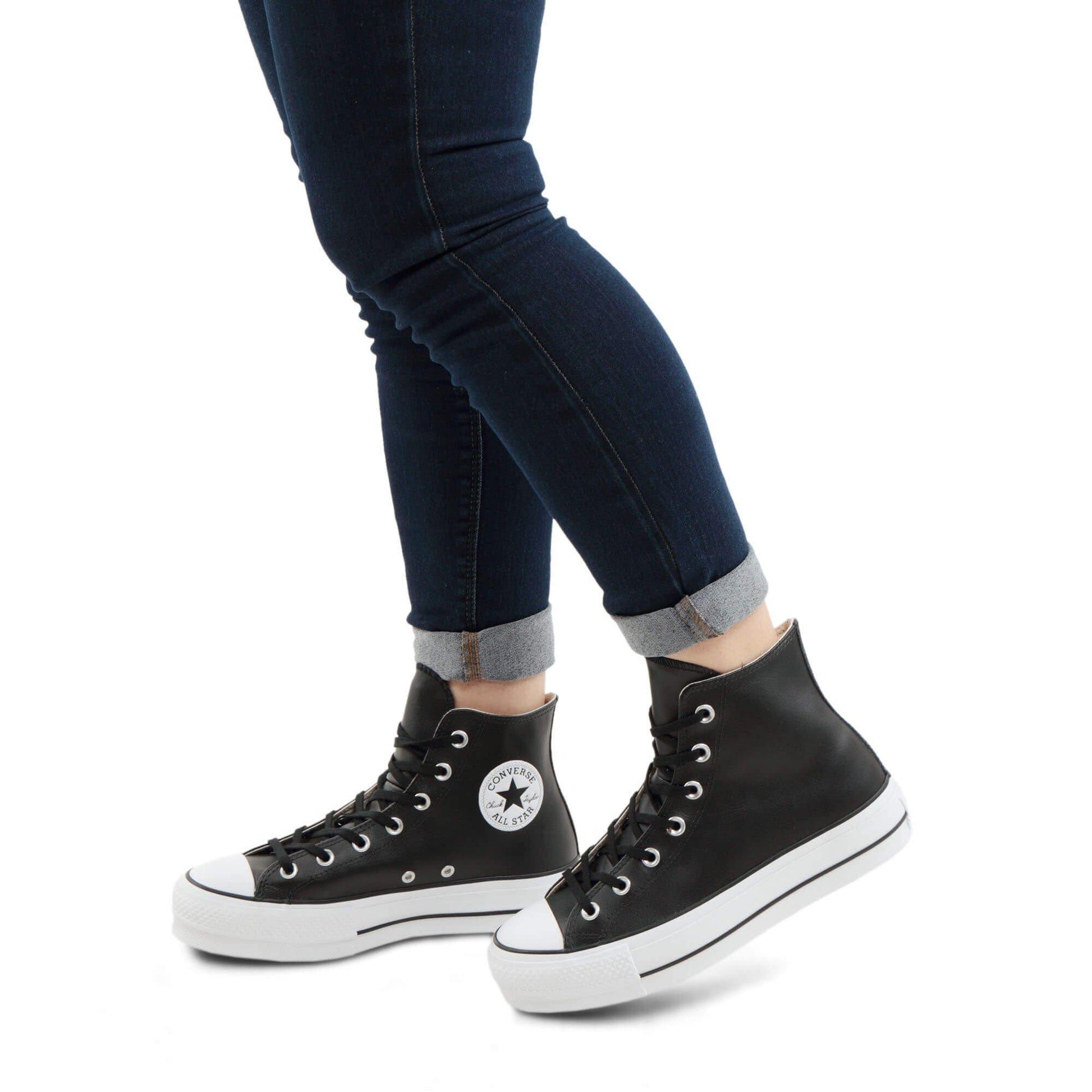 Converse Platform Leather Taylor All Star Hi Sneaker – Dakota Blanes