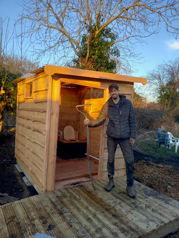 Disabled access outdoor compost toilet