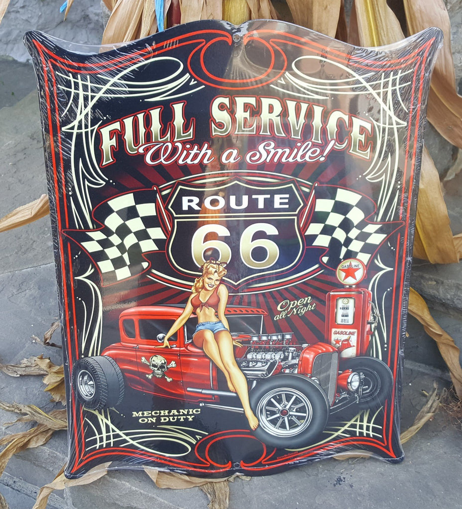 Vintage Gas Pump Pin-up Girl #2