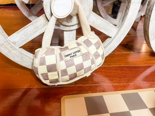 Checker Chewy Vuiton Placemat – Barkberry Boutique