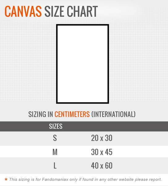 Canvas Size Chart