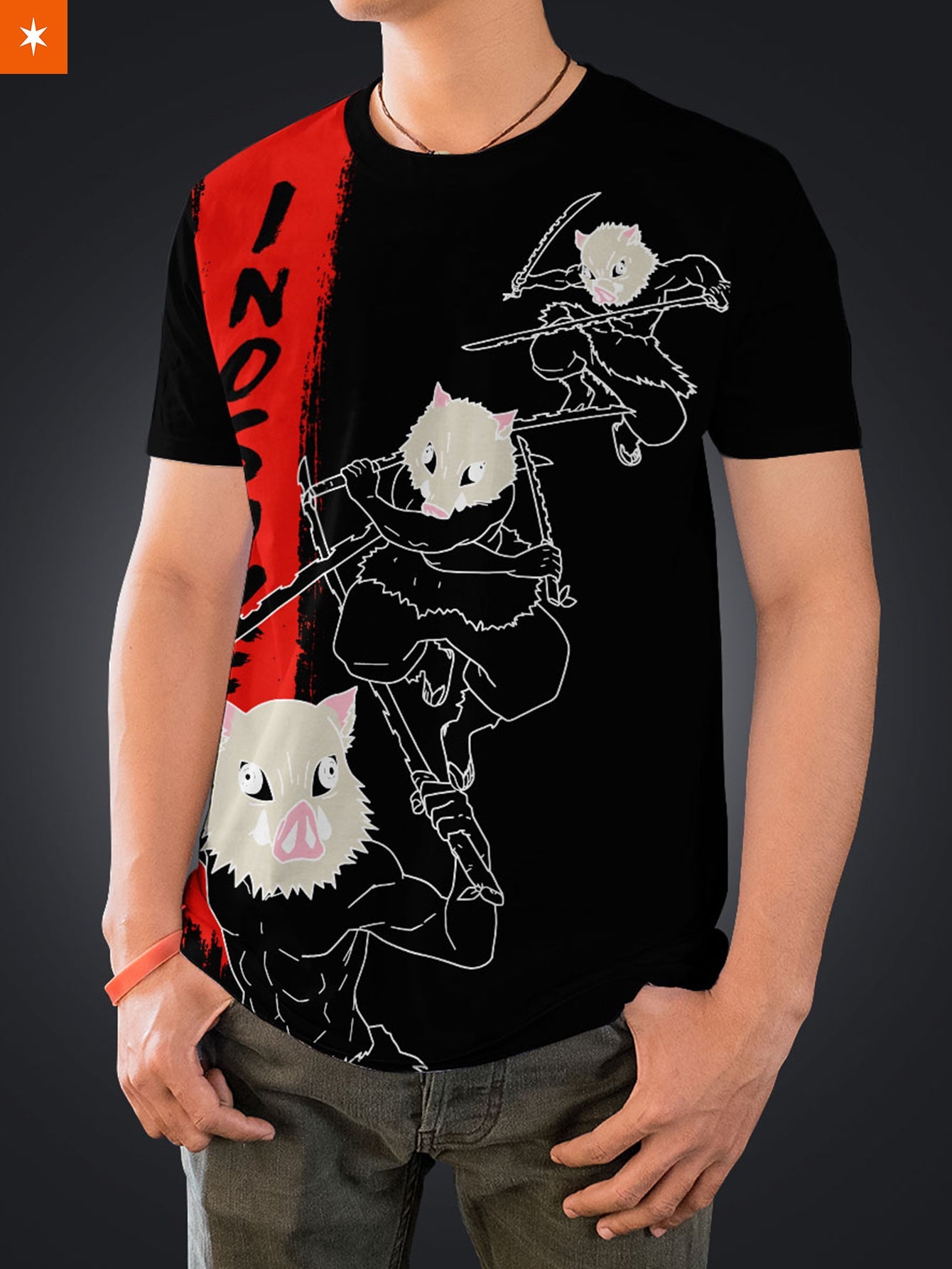 Fandomaniax- Inosuke Hashibira Semblance Unisex T-Shirt