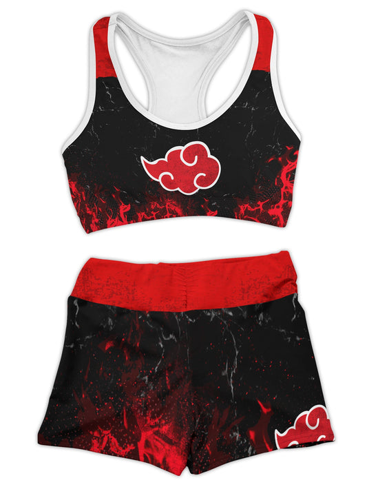 Fandomaniax- Uchiha Emblem Active Wear Set