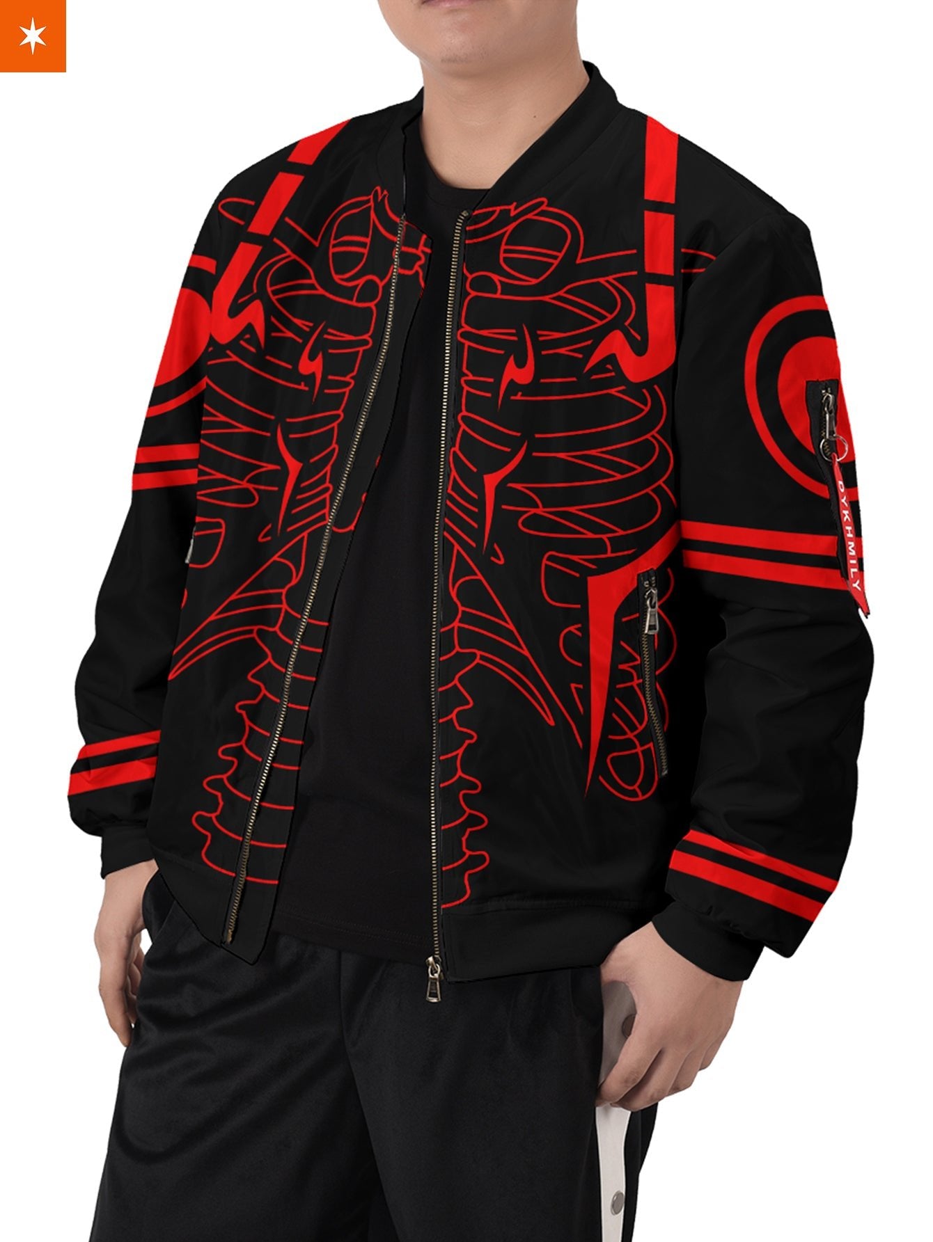 Rib Sukuna Bomber Jacket - fandomwear-store