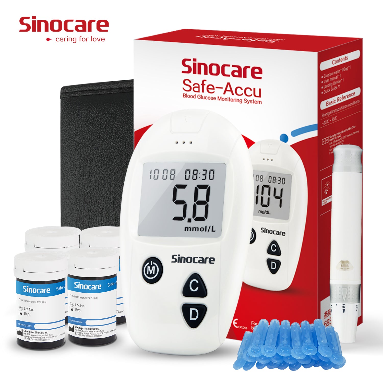 sinocare sugar test